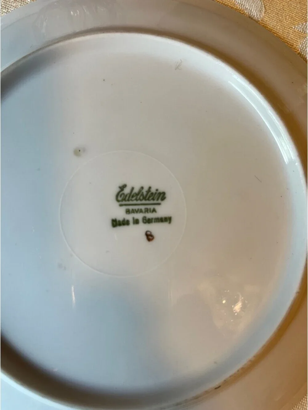 Vintage Edelstein Bavaria Fruit Motif Porcelain Plate